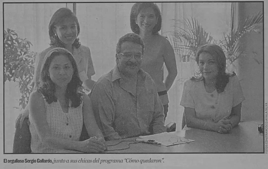 sergio gallardo hijas periodisticas chicas mujeres como quedaron canal 12 deportes el salvador