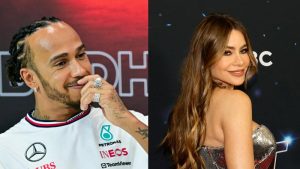 Sofía Vergara y Lewis Hamilton
