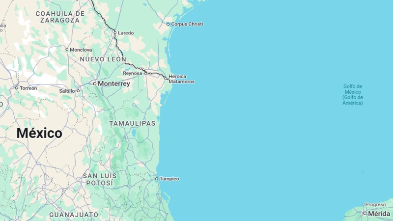 Google Maps golfo de mexico