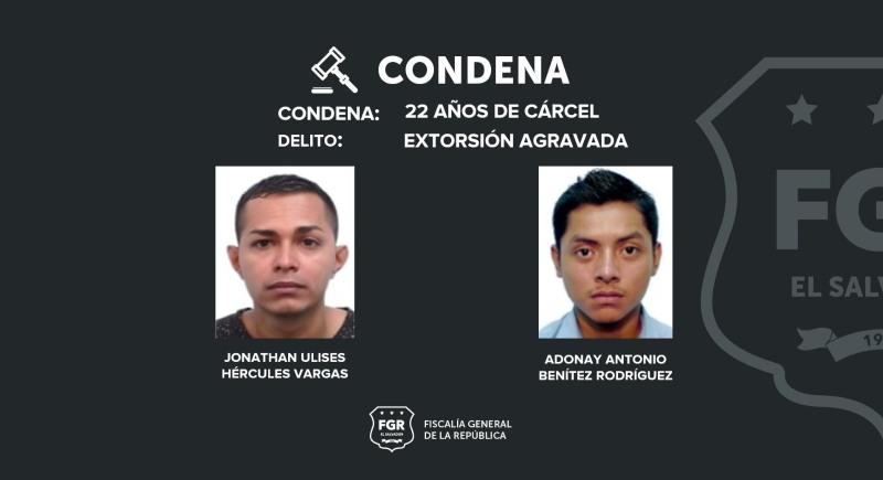 extorsionistas condenados a prisión