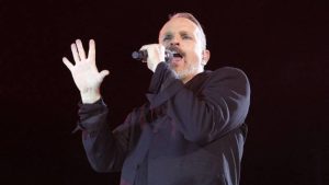 Miguel Bosé en concierto en 2017
