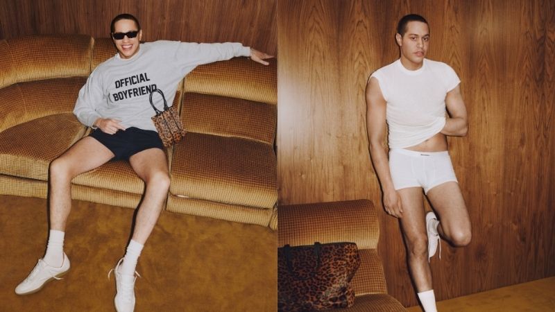 Campaña de la marca Reformation con Pete Davidson