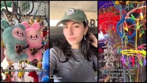 Tiktoker Belen aboga por vendedores informales del centro