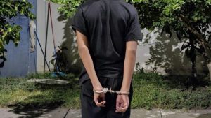 El menor fue puesto a disposición de las autoridades para que investiguen. Foto / Cortesía
