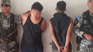 Los dos jóvenes serán acusados de homicidio. Foto / Cortesía Policía Nacional Civil