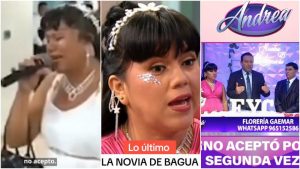 Novia Fugitiva es entrevistada en un programa de televisión peruano.