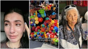 Tiktoker Belén pide comprarles a vendedores del Centro de San Salvador antes de desalojo