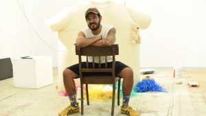 Artista visual Erick Benitez en La Fabrik