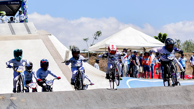 Parte de las competencias del Campeonato Centroamericano y del Caribe y la C1 Internacional Championship en Guatemala. Foto: Cortesía Bicicross Federado Guatemala