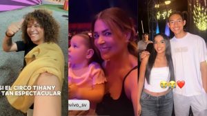 Famosos en circo Tihany El Salvador