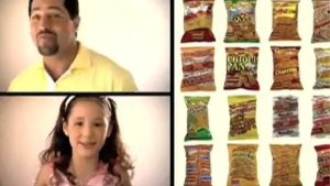 Anuncio antiguo de Boquitas Diana