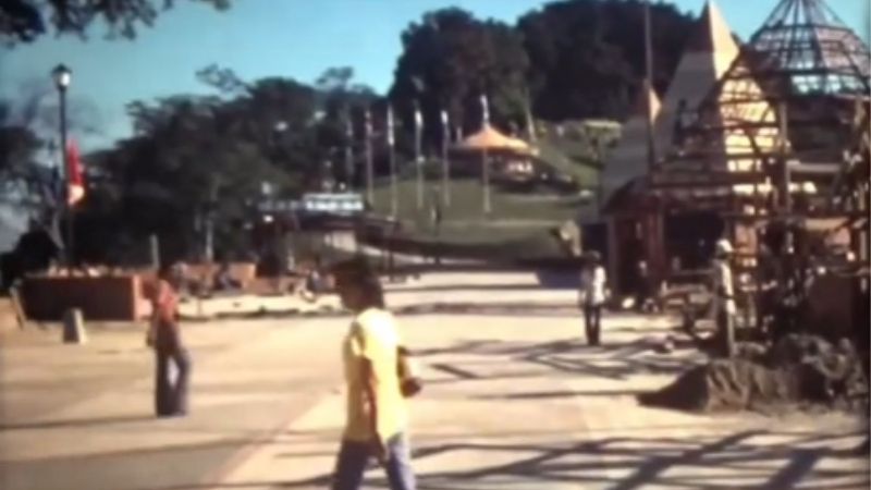 El teleferico de El Salvador en el año 1980