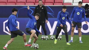 Entrenamiento FC Barcelona Champions League