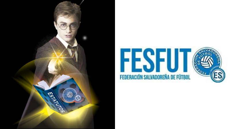 Un enigma digno de una película de Harry Potter el de los estatutos de la Federación Salvadoreña de Fútbol. Foto: Ilustración EDH / Cortesía Fesfut