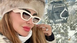 Ninel Conde sufre accidente en la nieve
