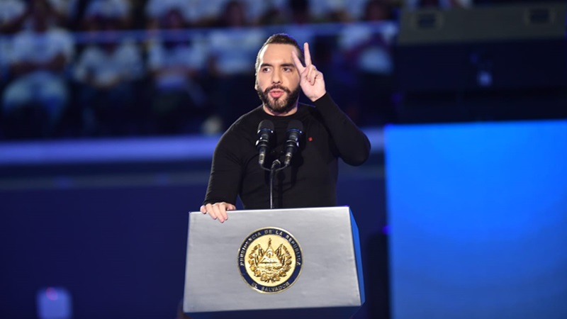 Nayib Bukele, presidente de El Salvador. Foto EDH / Miguel Lemus