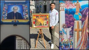 Pintor Carlos Ruiz despunta en Italia