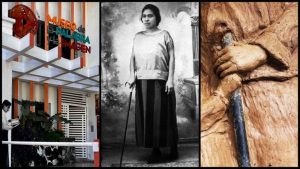 Escultura de Prudencia Ayala da la bienvenida en el Mupi