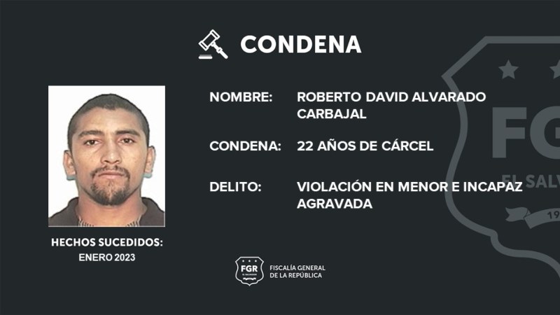 En el informe fiscal no se precisa si el imputado está detenido o si fue condenado como ausente. Cortesía FGR