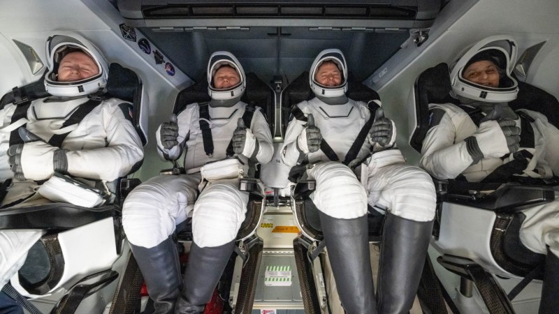 Rescate Space X astronautas NASA