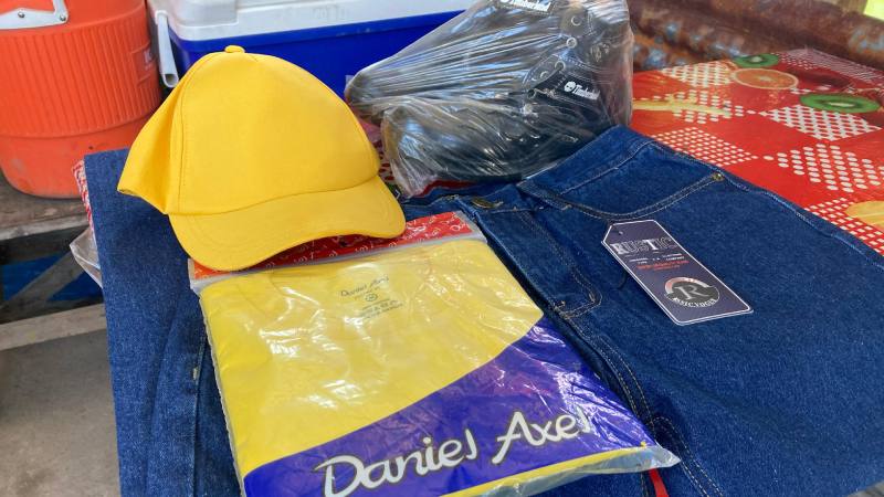 Kit de trabajo para reos en obra pública