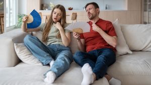 El calor intenso está desesperando a todos en casa.