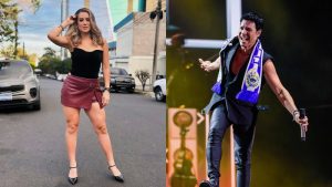 Diana Platero en concierto de Chayanne