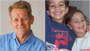 Daniel Rucks felicita a su hija Adriana.