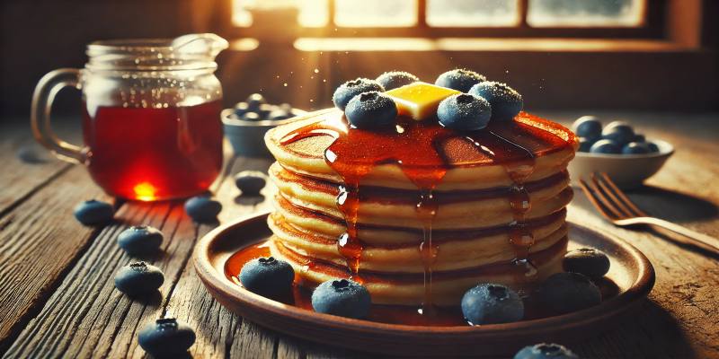 Día del Pancake. Imagen generada por Dall-e