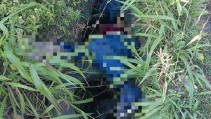 Hombre fue hallado muerto en una canaleta. Foto EDH / Cortesía.