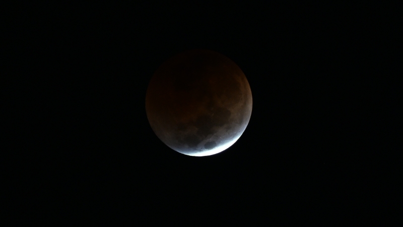 El eclipse lunar se podrá observar desde El Salvador. / 