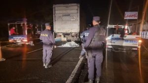 El accidente ocurrió sobre el kilómetro 27 de la Panamericana, en Santa Cruz Michapa. Foto / Cortesía