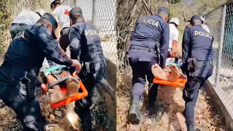 El hecho ocurrió en el cantón San Sebastián, de Santa Rosa de Lima. Foto / Cortesía Cruz Roja