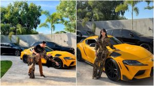 Yessica Cárcamo mostró con orgullo todo lo que ha logrado.