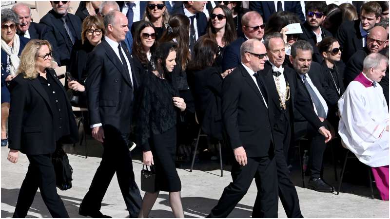 Alberto - Charlene -Monaco- Papa Francisco