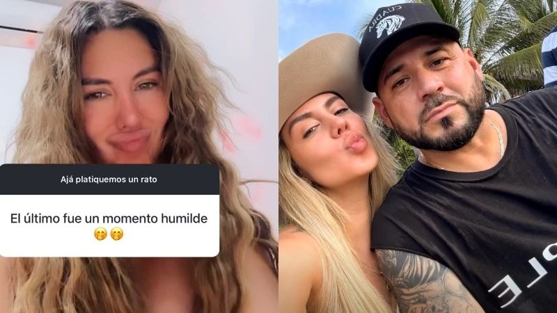Alejandra Megan se destapó con sus seguidores hablando de su ex novio, Óscar Guevara. / 