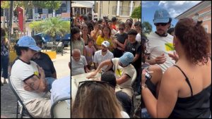 Bad Bunny fue sorprendido jugando dominó en su natal Puerto Rico