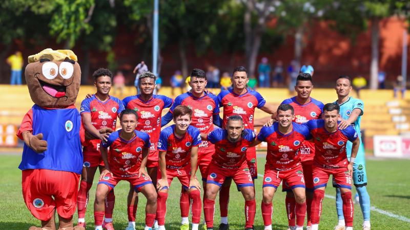 El XI titular de Cacahuatique ante el 11 Deportivo. Foto: CD Cacahuatique.