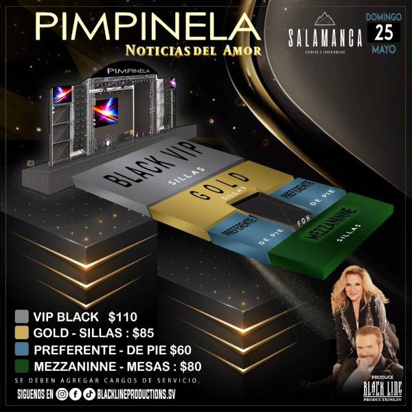 Concierto de Pimpinela en El Salvador