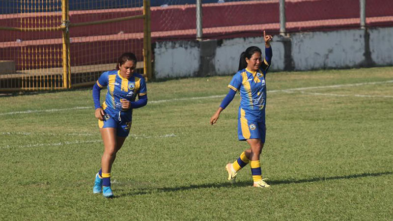 Damaris Quelez de Municipal Limeno celebra uno de los goles anotados a Firpo en la fecha 10 del Clausura 2025 de la Liga Femenina. Foto: Cortesía Municipal Limeño