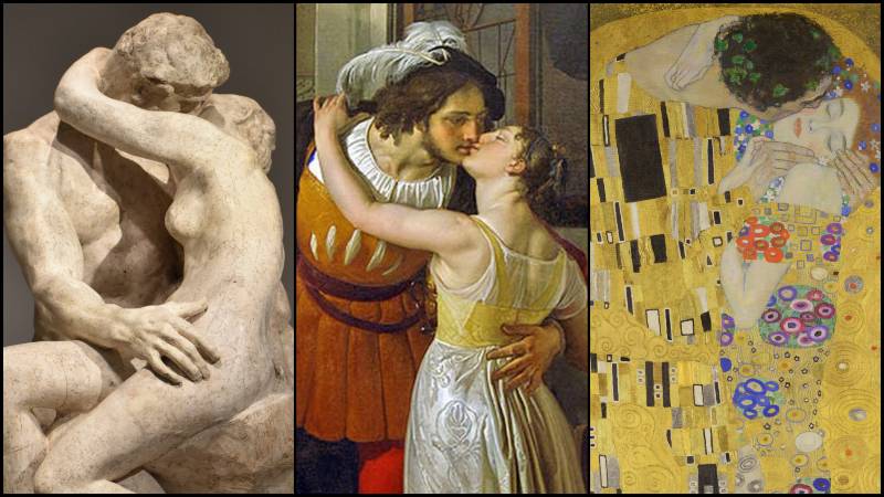 Día Internacional del Beso en el arte