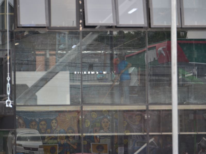 Avances de la construcción del nuevo Mercado San Miguelito. Vendedores informales, comerciantes.