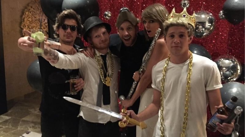Ed Sheeran, Taylor Swift, One Direction and Calvin Harris
