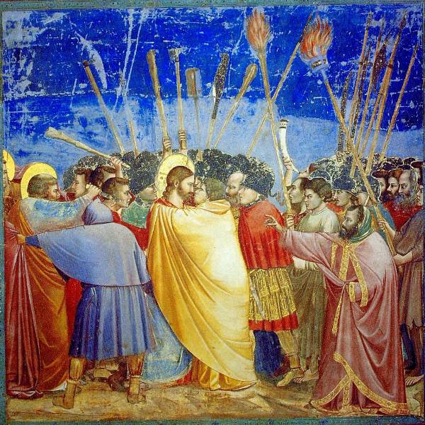 El beso de Judas de Giotto