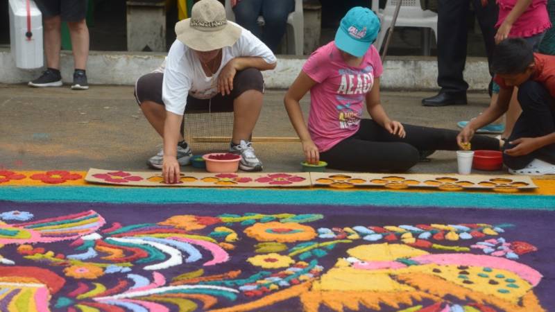 La tradición católica-cultural es de las más admiradas durante la Semana Santa salvadoreña.  / 