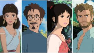 Famosos al estilo Ghibli