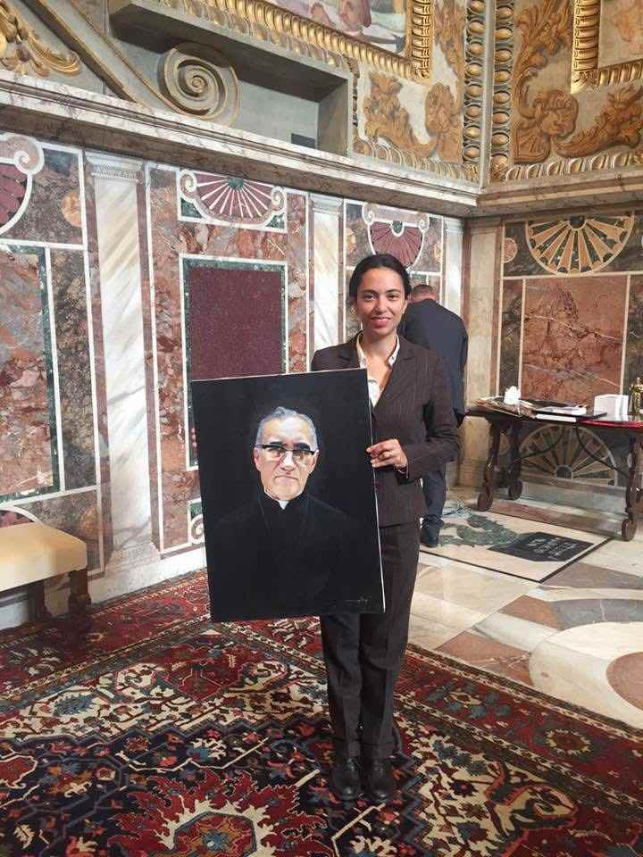 Ghoty López y el papa Francisco