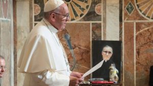 Gothy López y el papa Francisco