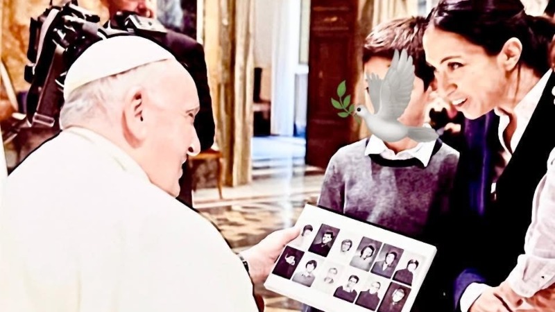 Goothy López y el papa Francisco