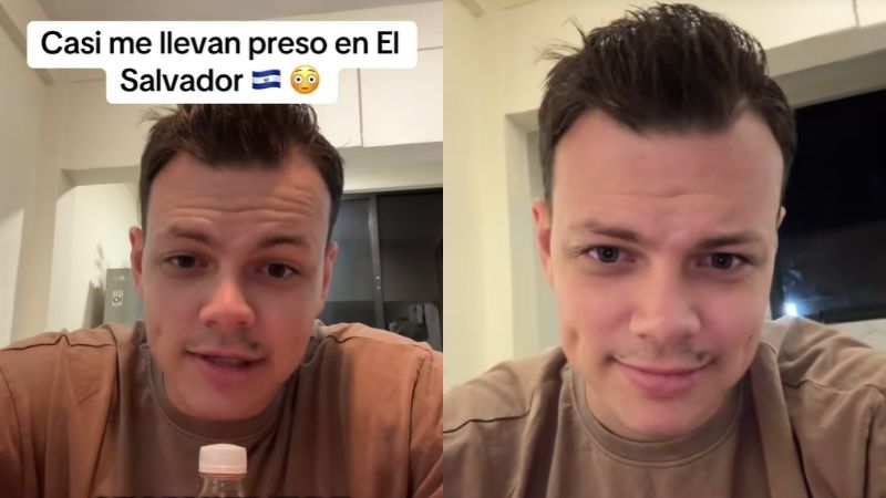 El tiktoker británico relató como casi lo llevan presó por un malentendido.  / 